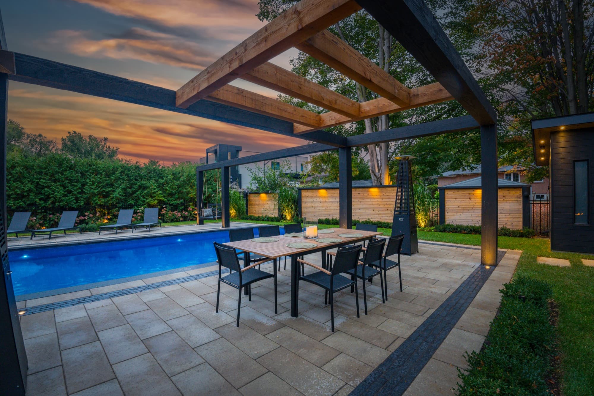 Blackened Cedar Poolside Retreat — 2.2