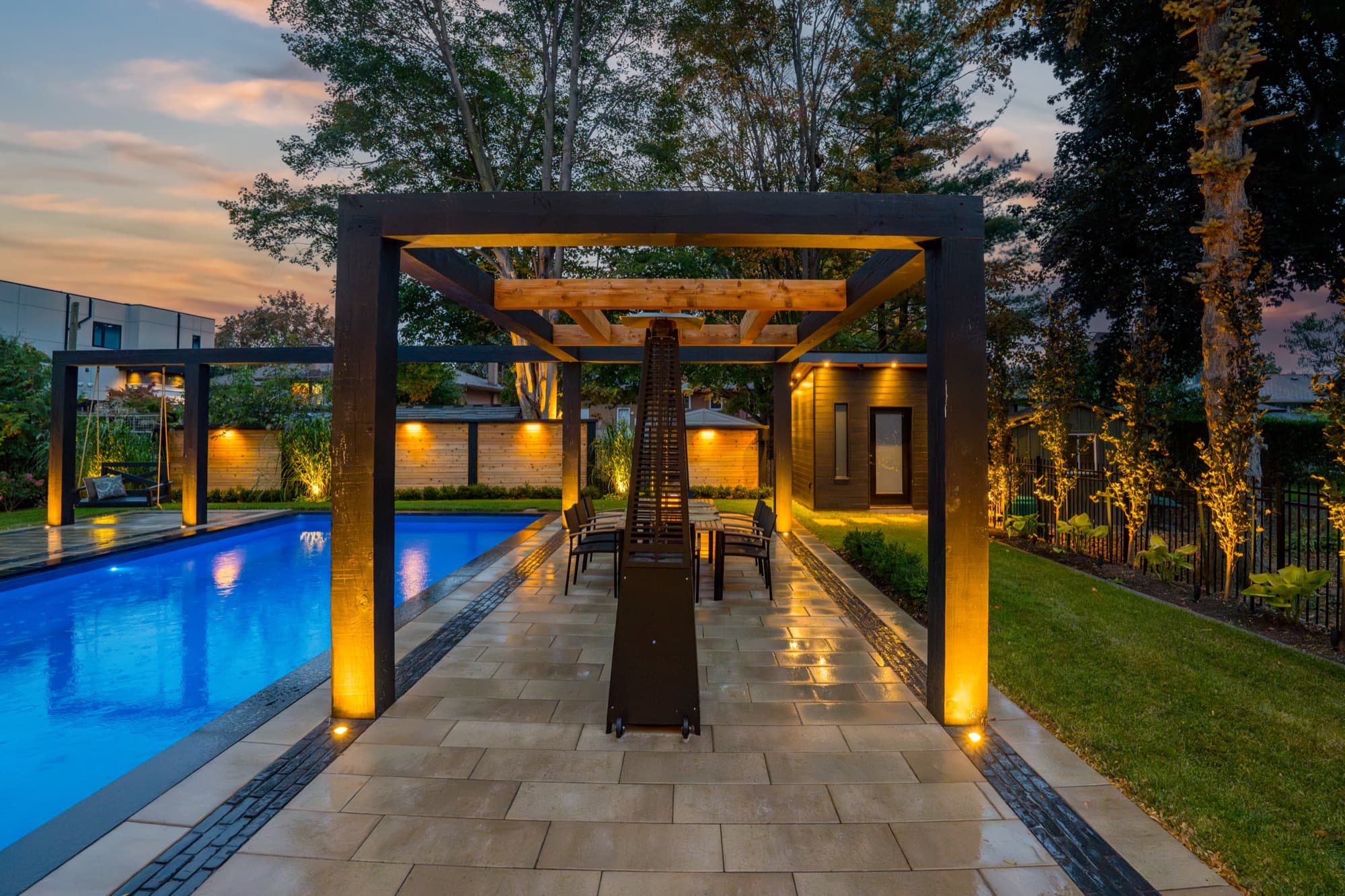 Blackened Cedar Poolside Retreat — 4.2