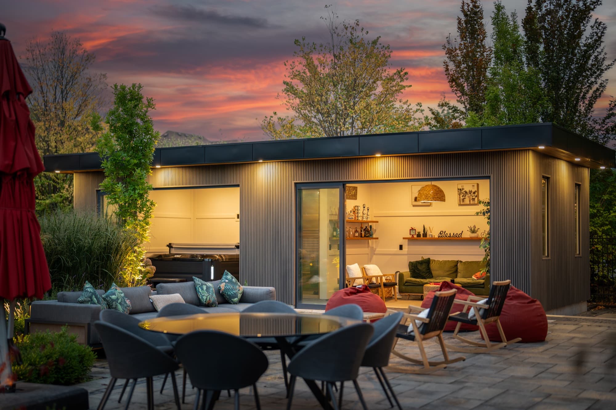 Cabana with Cedar Sauna — 1