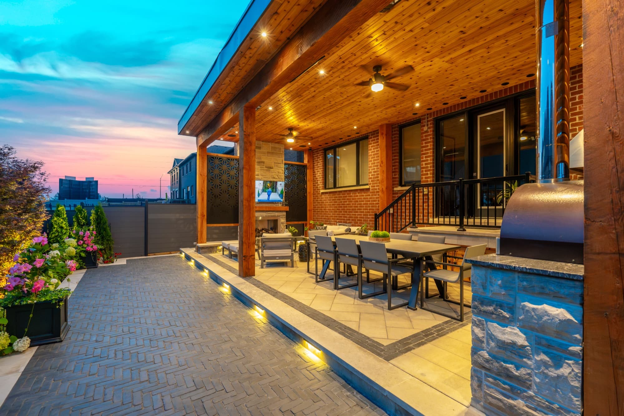 Cedar Covered Terrace — 1