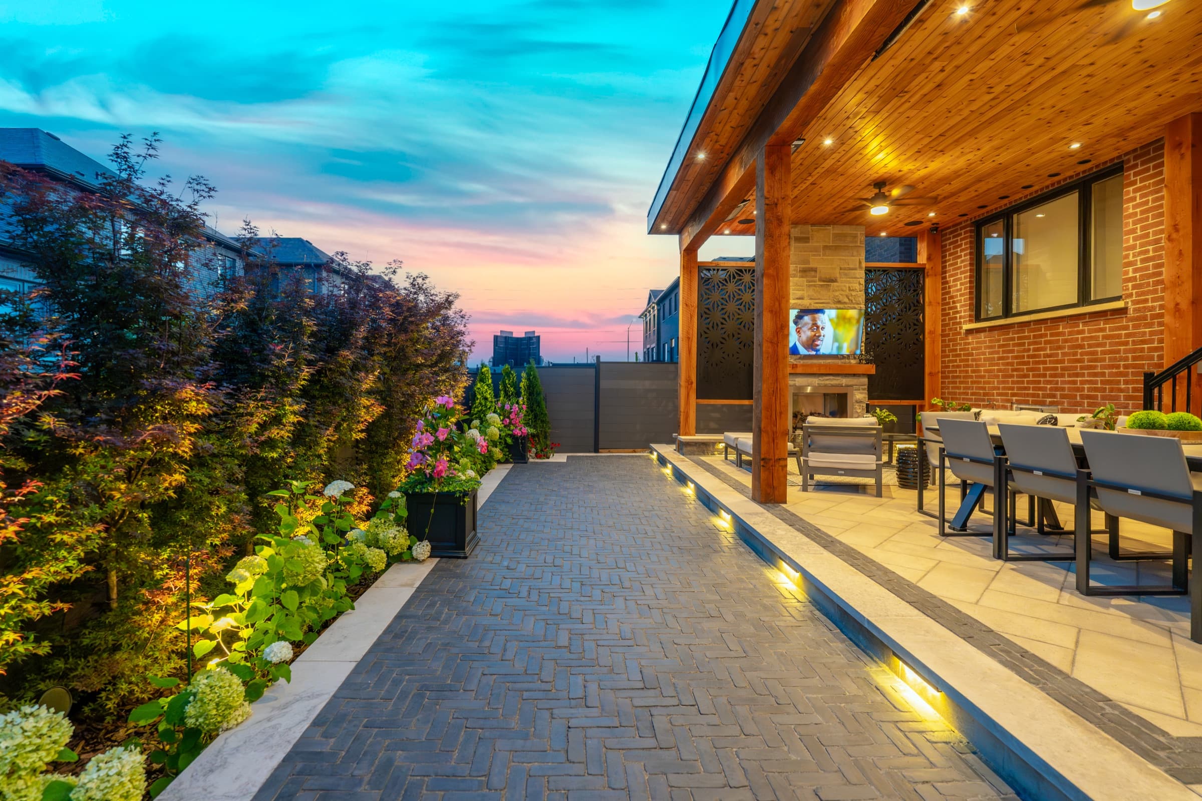 Cedar Covered Terrace