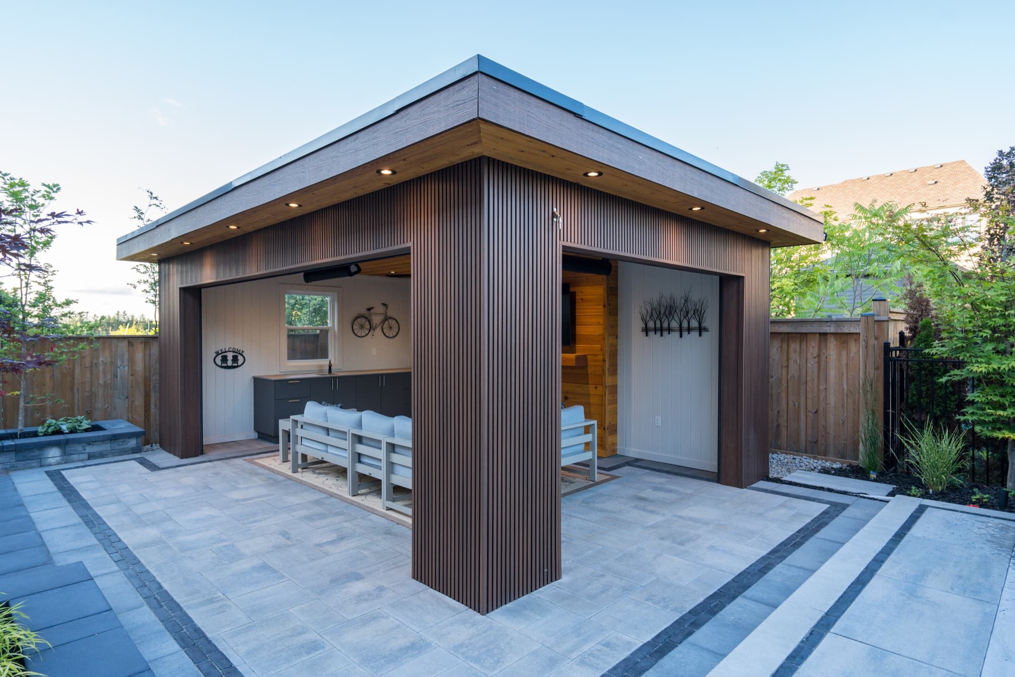 Modern Cedar Cabana — 1
