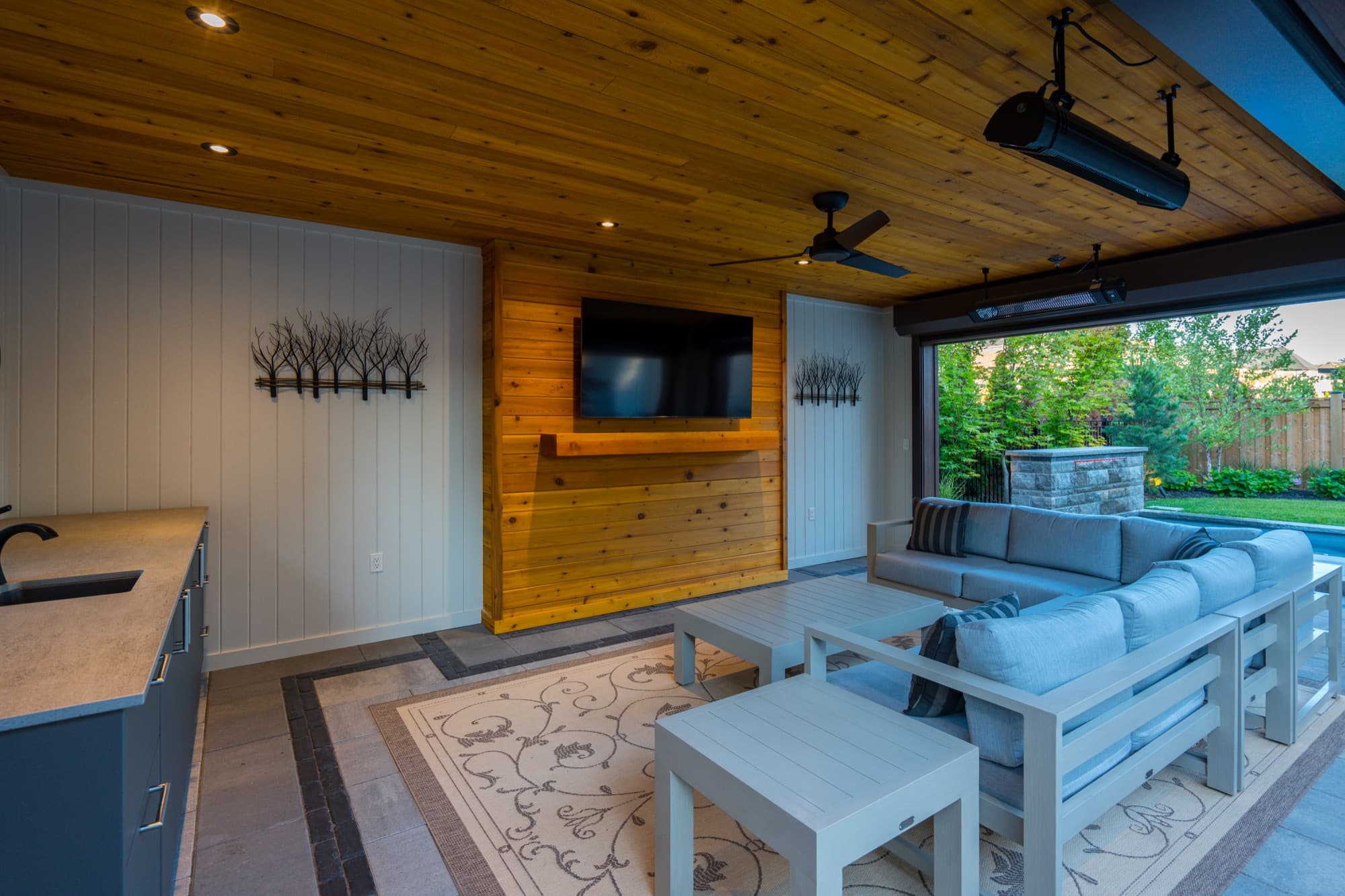 Modern Cedar Cabana — 3