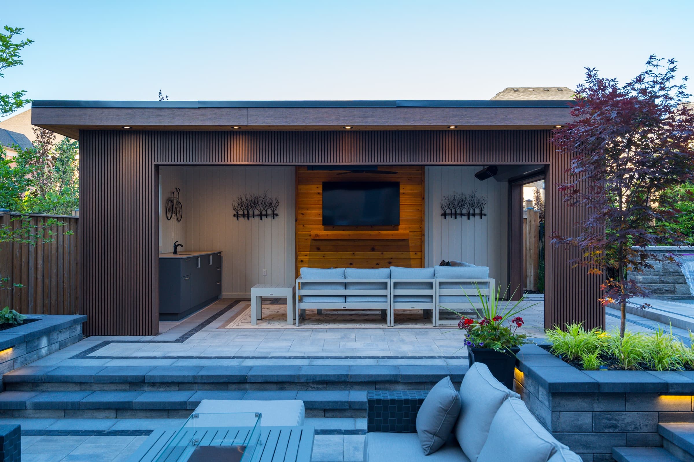 Modern Cedar Cabana