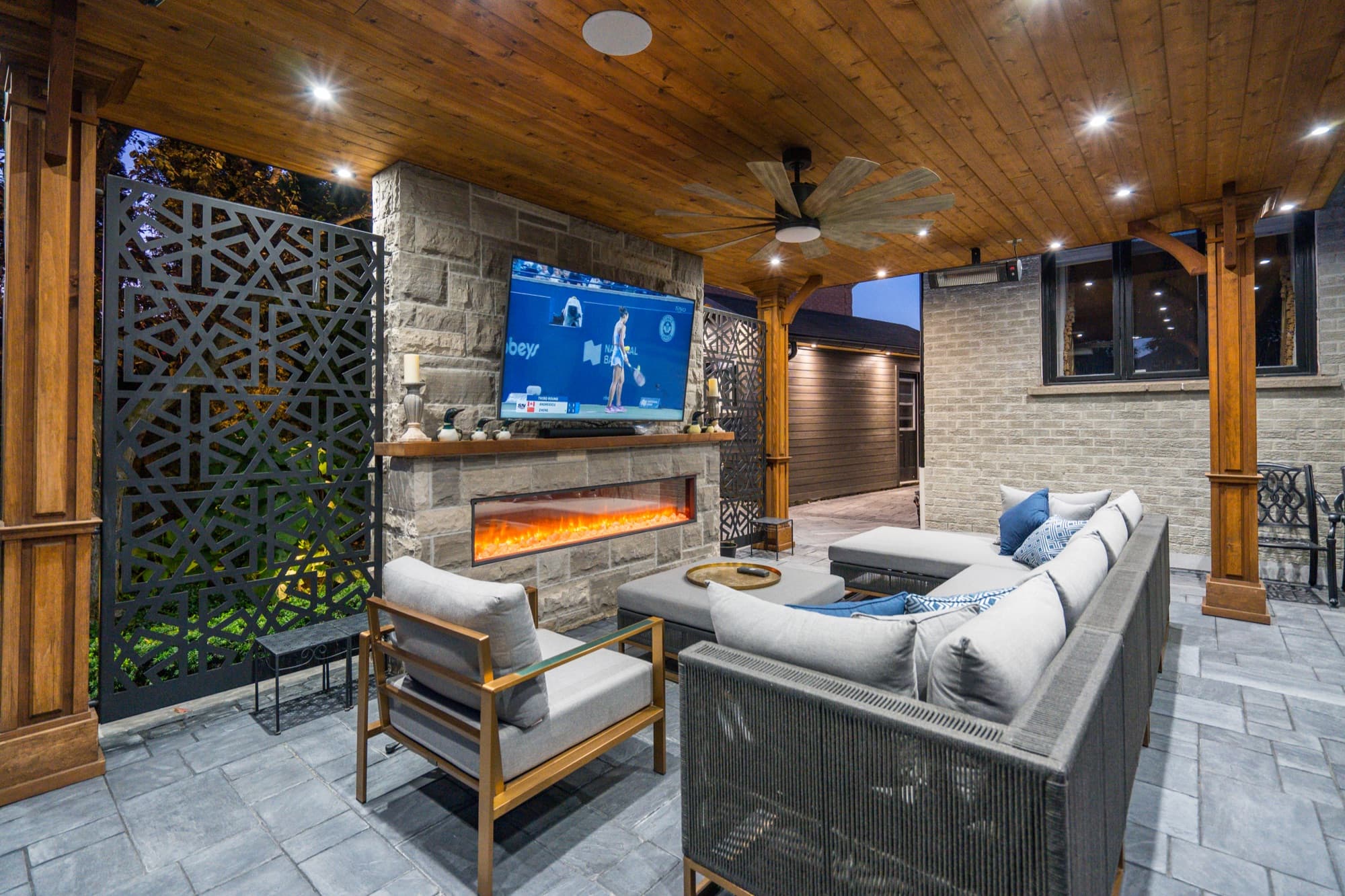 Twin-Pavilion Outdoor Retreat — 1