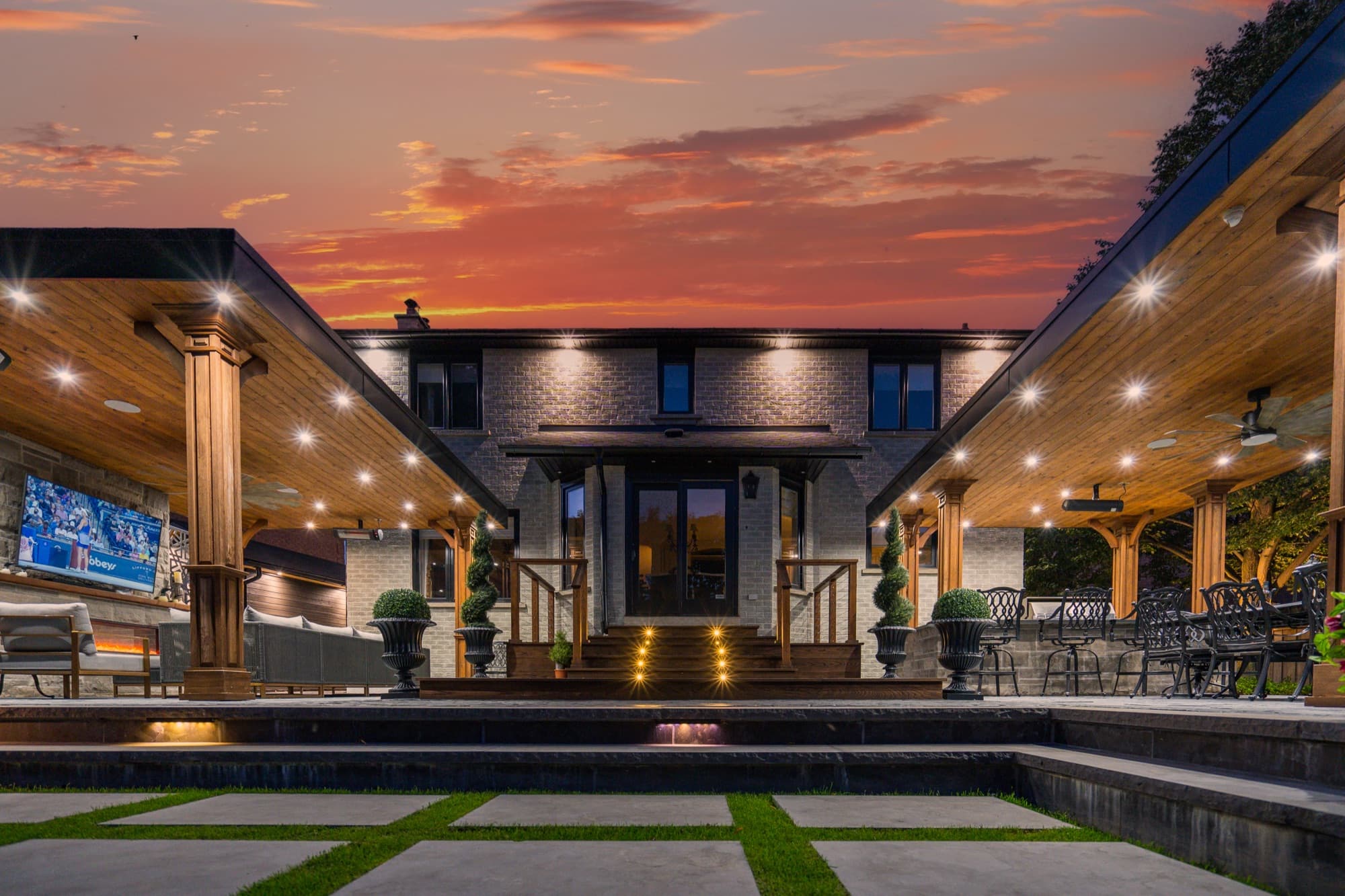 Twin-Pavilion Outdoor Retreat — 3